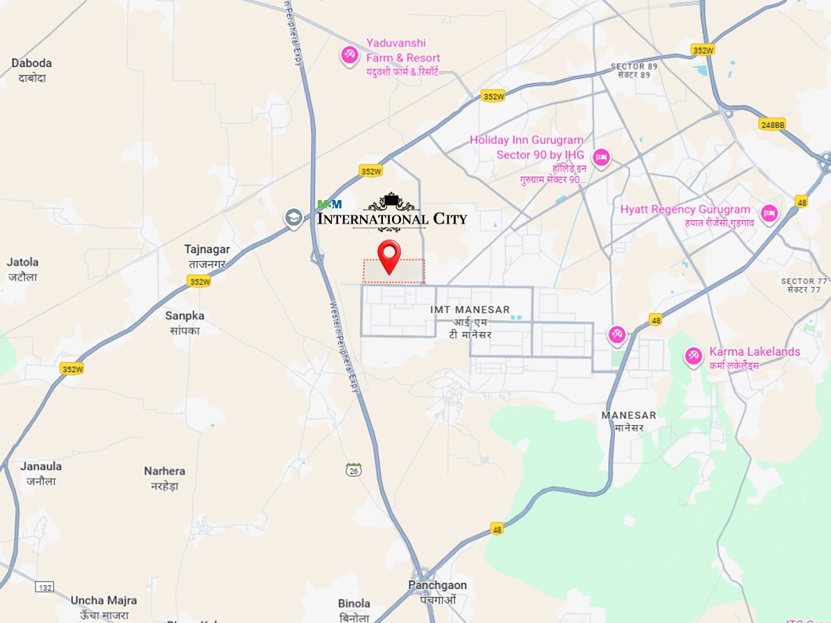 GIC Manesar Location Map